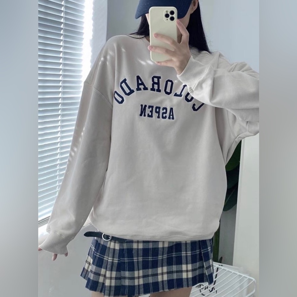 Garage aspen coloeado crewneck